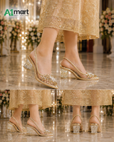 Ladies Transparent Heels – Stylish Party Wear Shoes