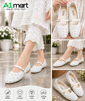 Ladies  Net Pumps – Stylish Flat Shoes