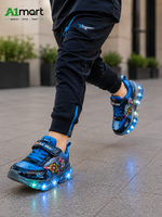 Kids Sports Joggers – LED Light-Up Design & Comfortable Wear (2–5 Years)