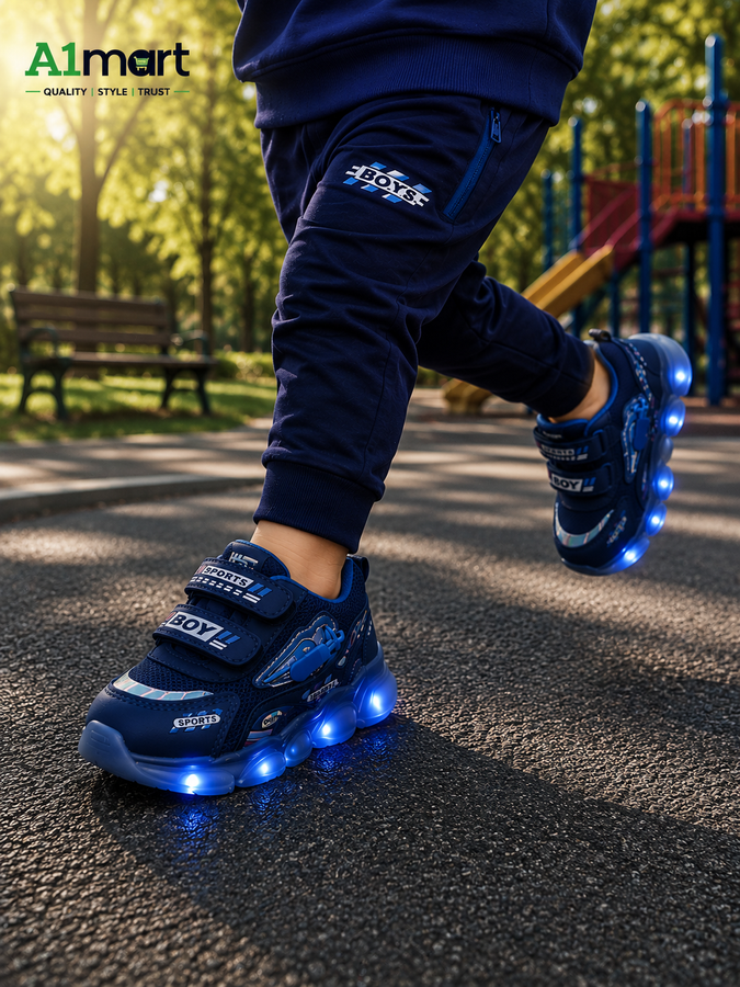 Children’s Light-Up Joggers – Fun LED Shoes for Ages 2–5 Years