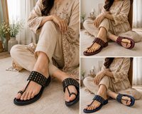 Cut Dana Chappal for Ladies – Fancy Design