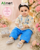 Baby Girls Shoes – Cute Floral Design for Ages 3 Months to 1 Year