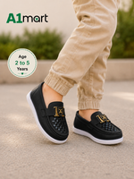 Boys Kids Loafers – Elegant Tan Design & Comfortable Fit (2–5 Years)
