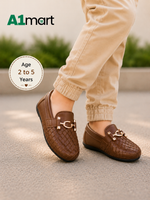 Kids Casual Loafers – Premium Woven Style & Comfortable Wear (2–5 Years)