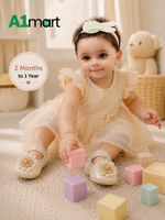 Infant Girls Fancy Shoes – Elegant Flower Style & Comfortable Wear (2 Months–5 Years)