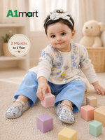 Infant Girls Fancy Shoes – Elegant Flower Style & Comfortable Wear (2 Months–5 Years)