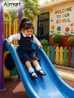 Girls School Uniform Shoes – Stylish Black Design for Ages 2–12 Years