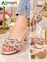 Ladies Fancy Block Heel Chappal – Stylish Party Wear