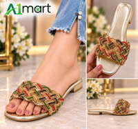 Ladies Party Wear Fancy Chappal – Luxury Stone Embellished Style