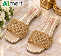 Ladies Party Wear Fancy Chappal – Luxury Stone Embellished Style