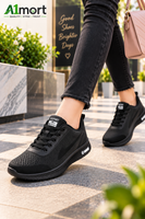 Girls Sports Joggers – Comfortable Black Shoes for Active Wear